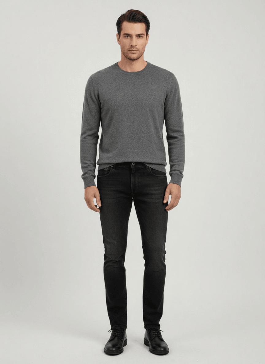 Elit Muške farmerke  Slim fit, Crne