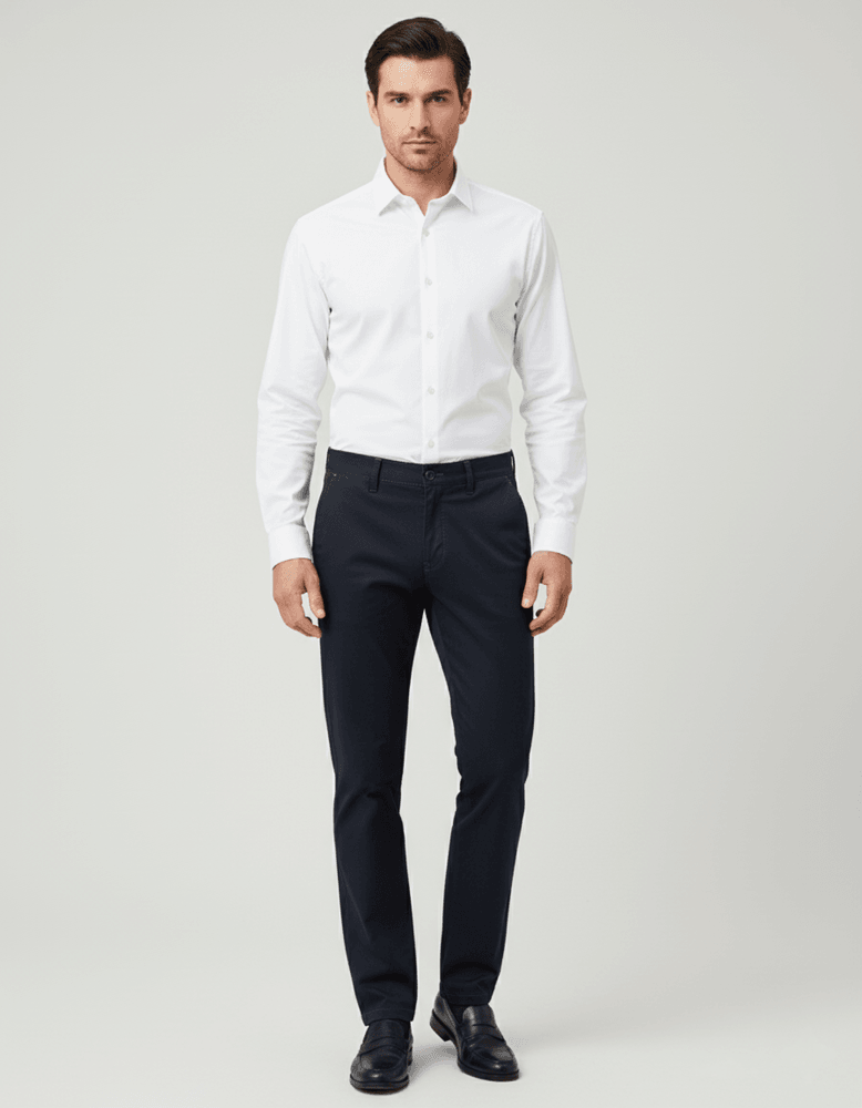 Elit Muške keper pantalone, Teget