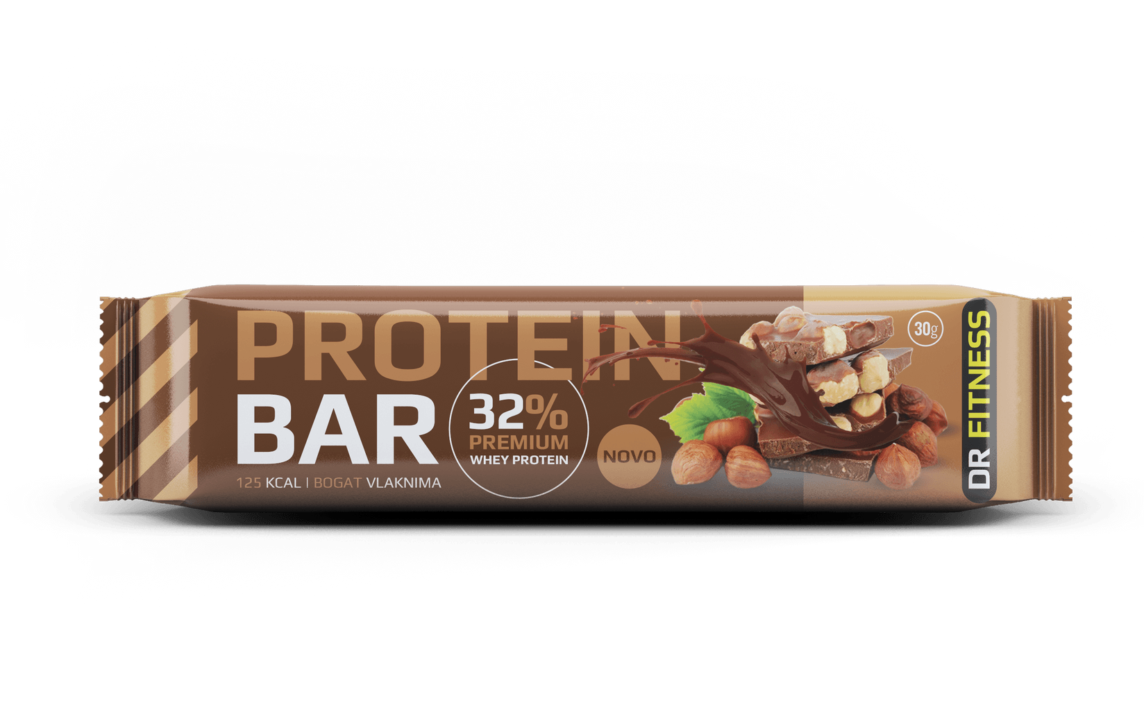 DRFITNESS Proteinbar Lešnik 30g