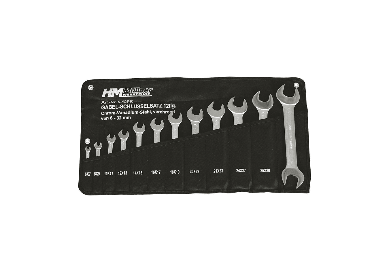 HM Müllner 5-12PK Viljuškasti ključevi, 6-32, 12 komada