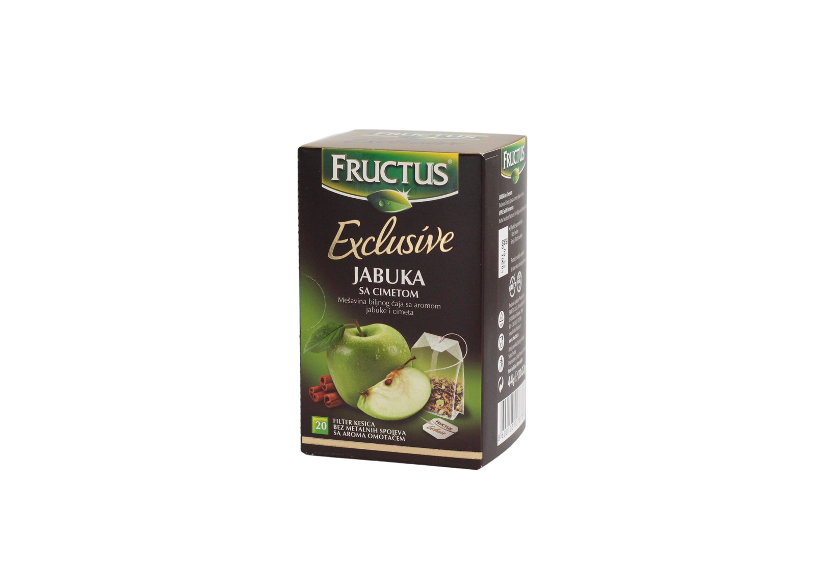 FRUCTUS Čaj od jabuke i cimeta 44g, 20x2.2g