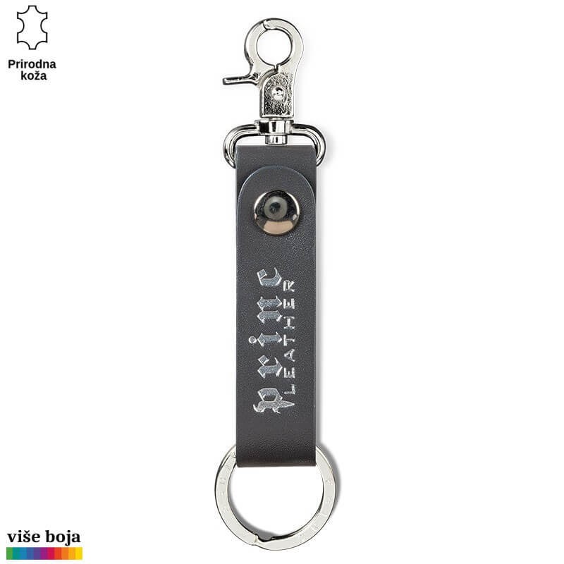 Princ Leather Kožni privezak, Sivi