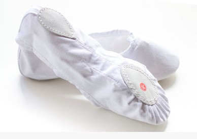 GALA UNIQ Baletanke za gimnastiku, ples i balet 9001W bele