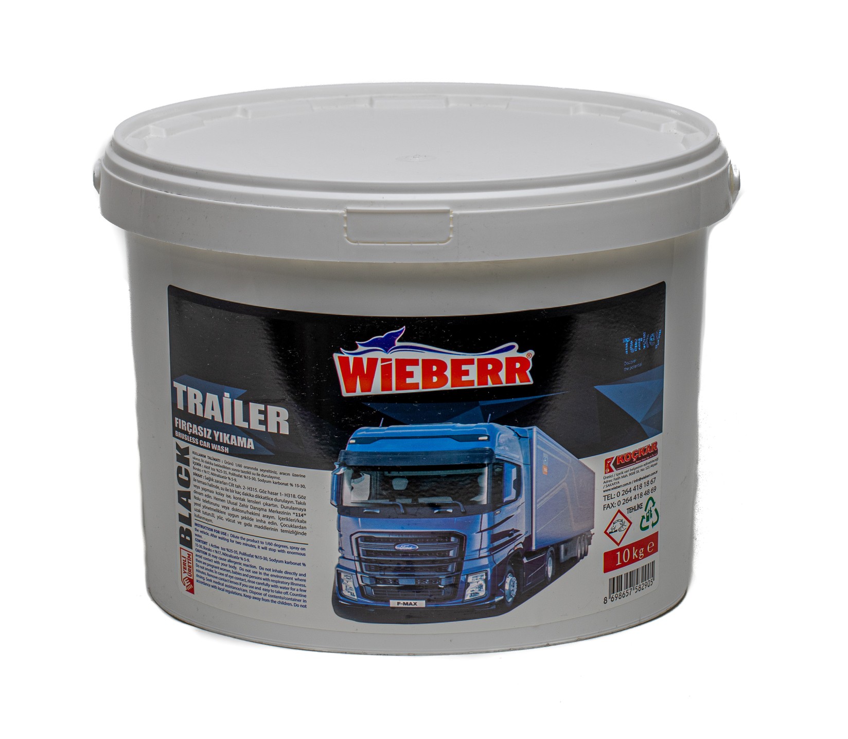 Wieberr Trailer Prašak za beskontaktno pranje automobila, 10kg