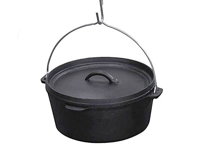 GASIKS Liveni kotlić 25 cm crni