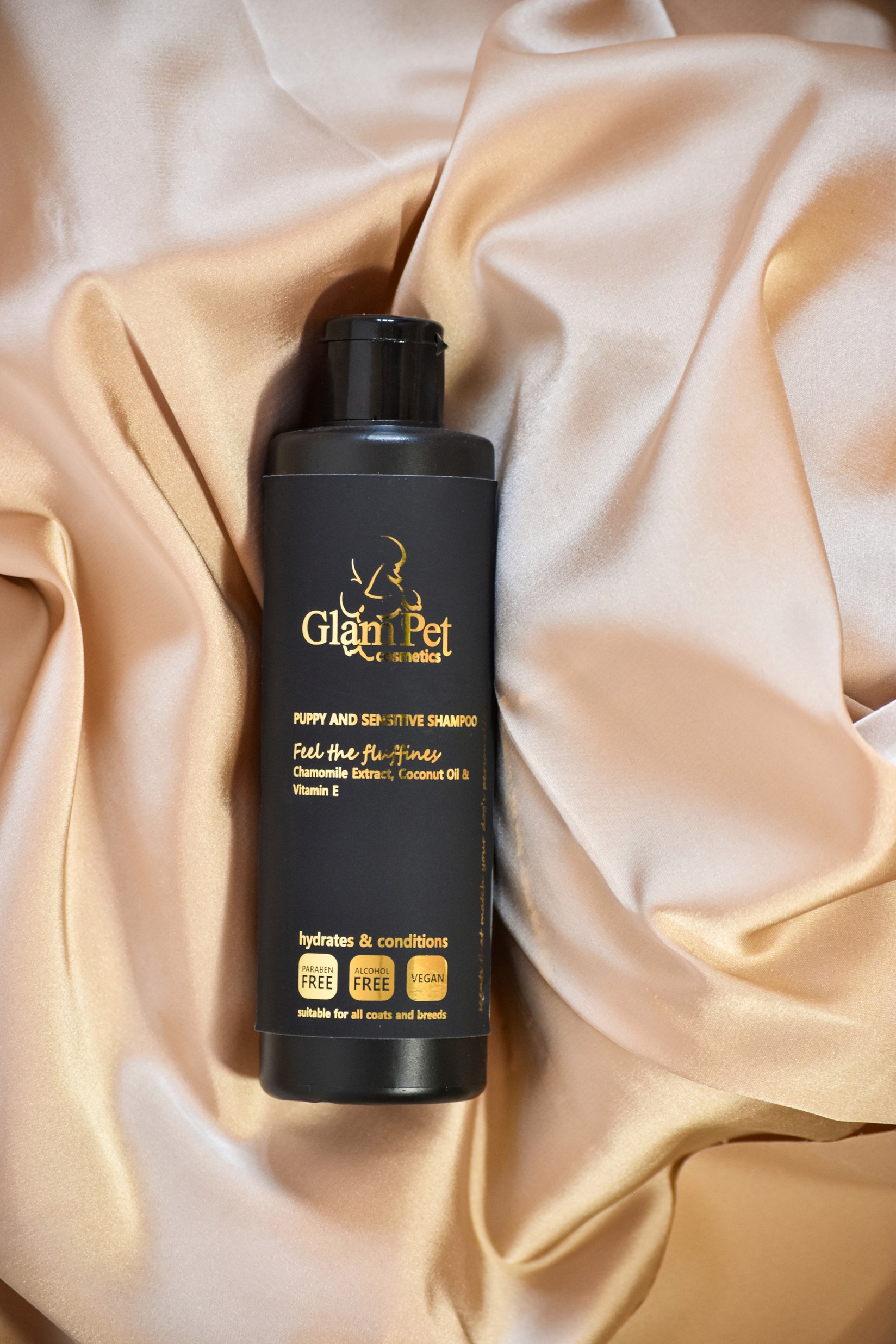 Glam Pet Puppy and sensitive shampoo, Feel the fluffines, 250 ml