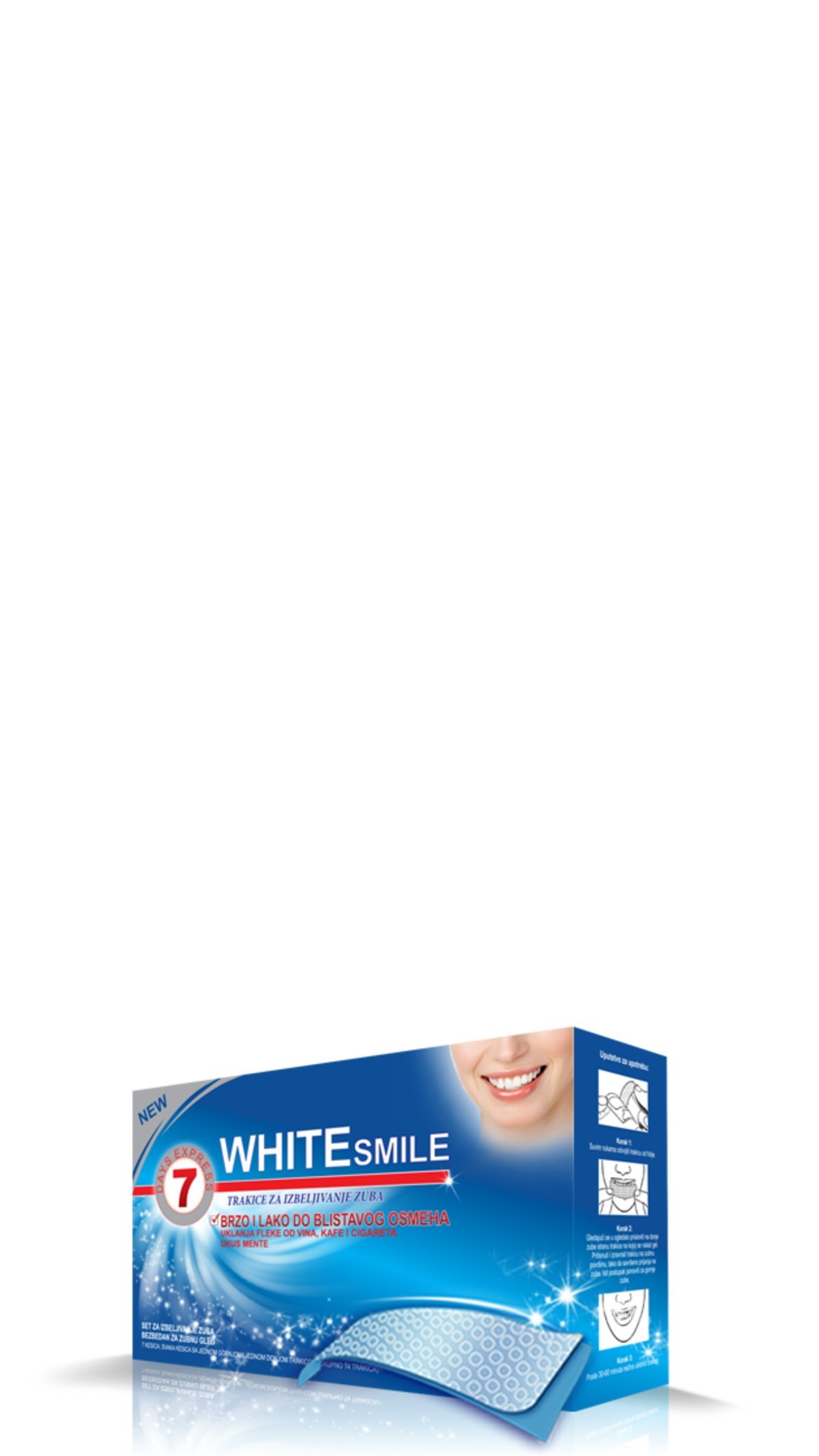 WHITE SMILE Trakice za izbeljivanje zuba 14 komada