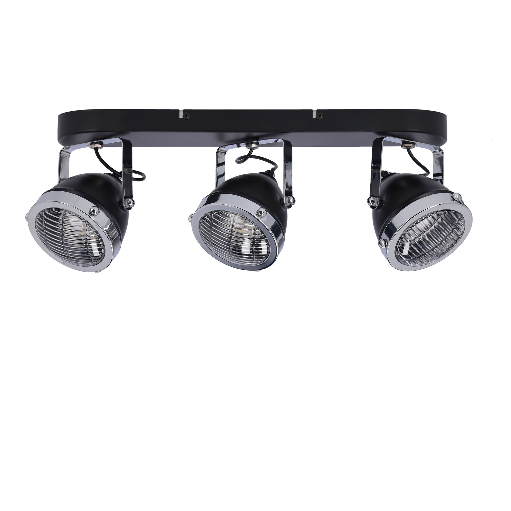 Plafonska lampa Crazy, 3x15W, GU10, Crna