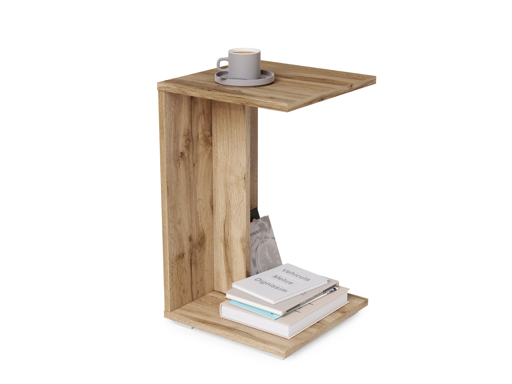 Mazzoni Bočni stočić Hugo, 40x66x40cm, Smeđi