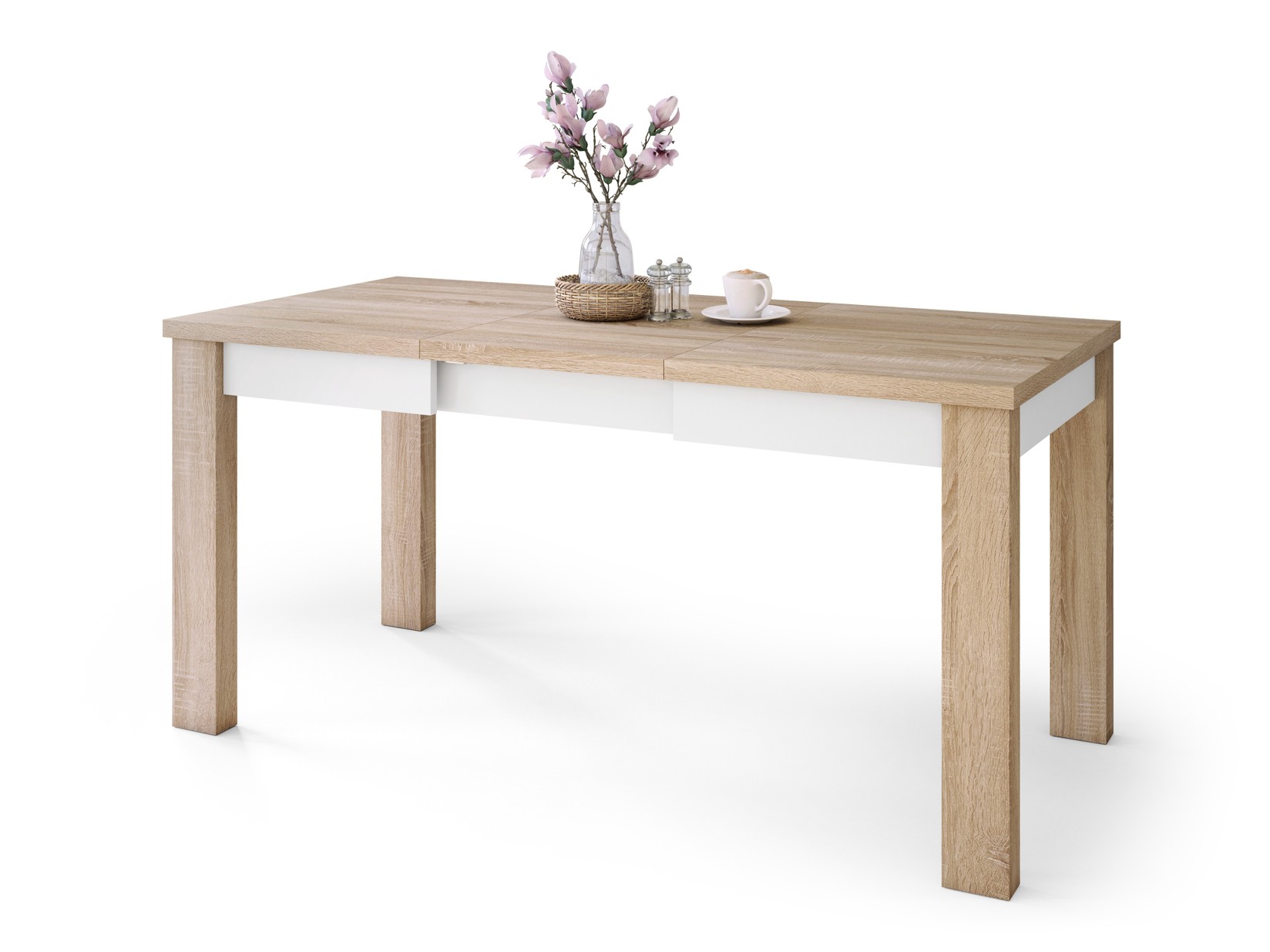 Mazzoni Trpezarijski sto na razvlačenje Fonte, 85-130x76x75cm, Hrast