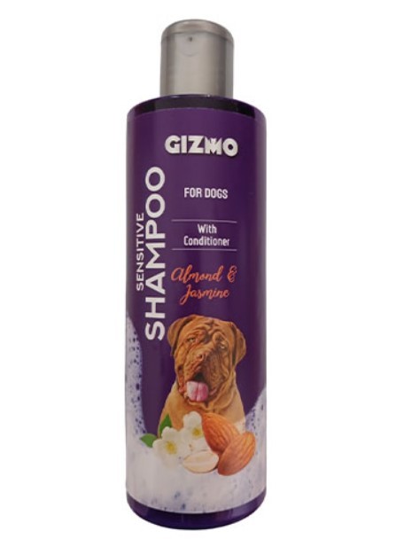 GIZMO Šampon sa regeneratorom za pse sa osetljivom kožom Badem i jasmin, 250ml