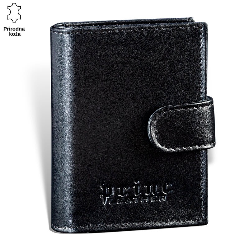 Princ Leather Novčanik, Crni