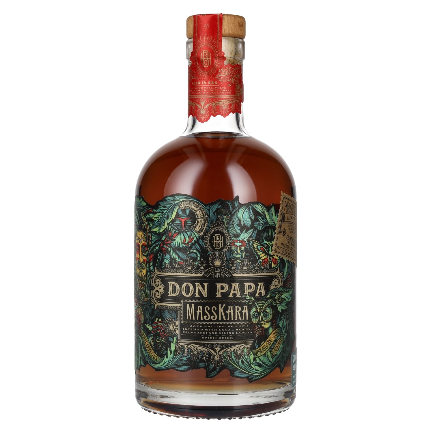 DON PAPA Rum Maskkara alk. 40%, 0.7 l