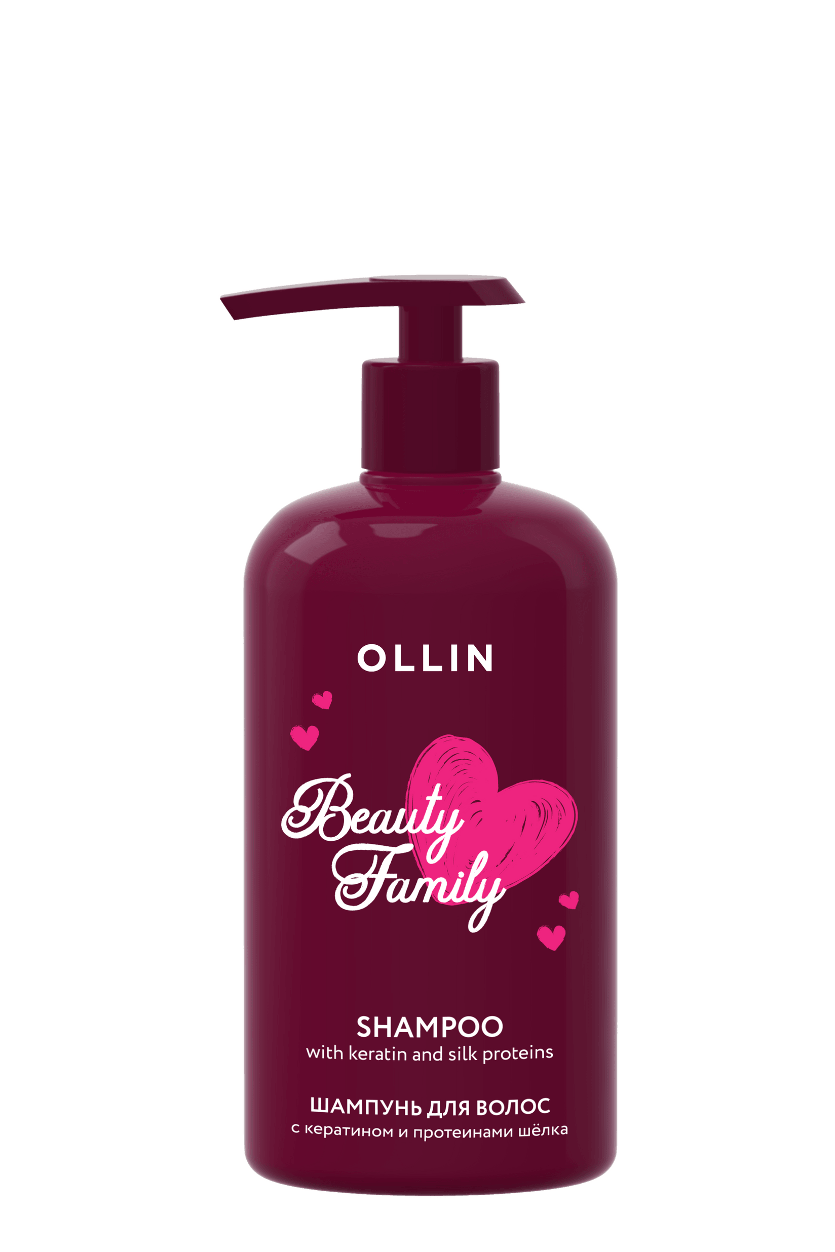 Ollin Professional Šampon za kosu sa keratinom i proteinima svile Beauty Family