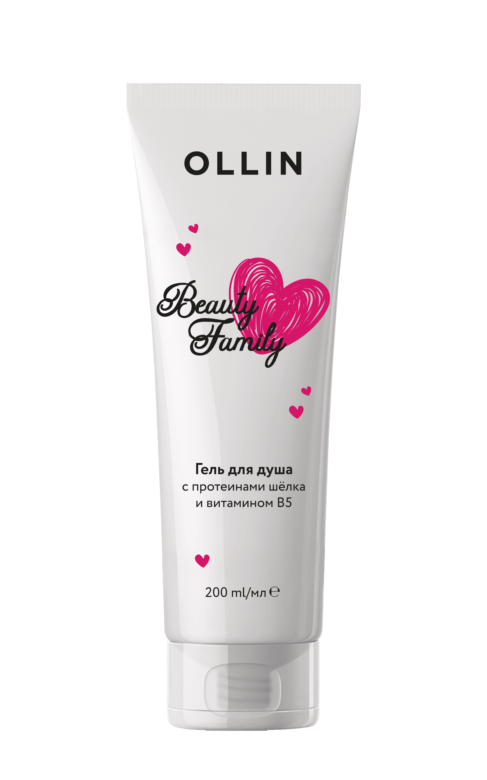 Ollin Professional Gel za tuširanje sa proteinima svile i vitaminom B5 Beauty Family