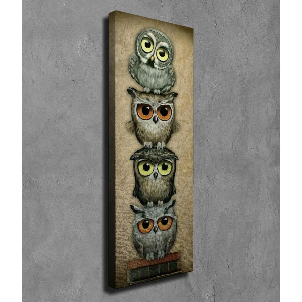 Wallity Slika sove 30x80 cm