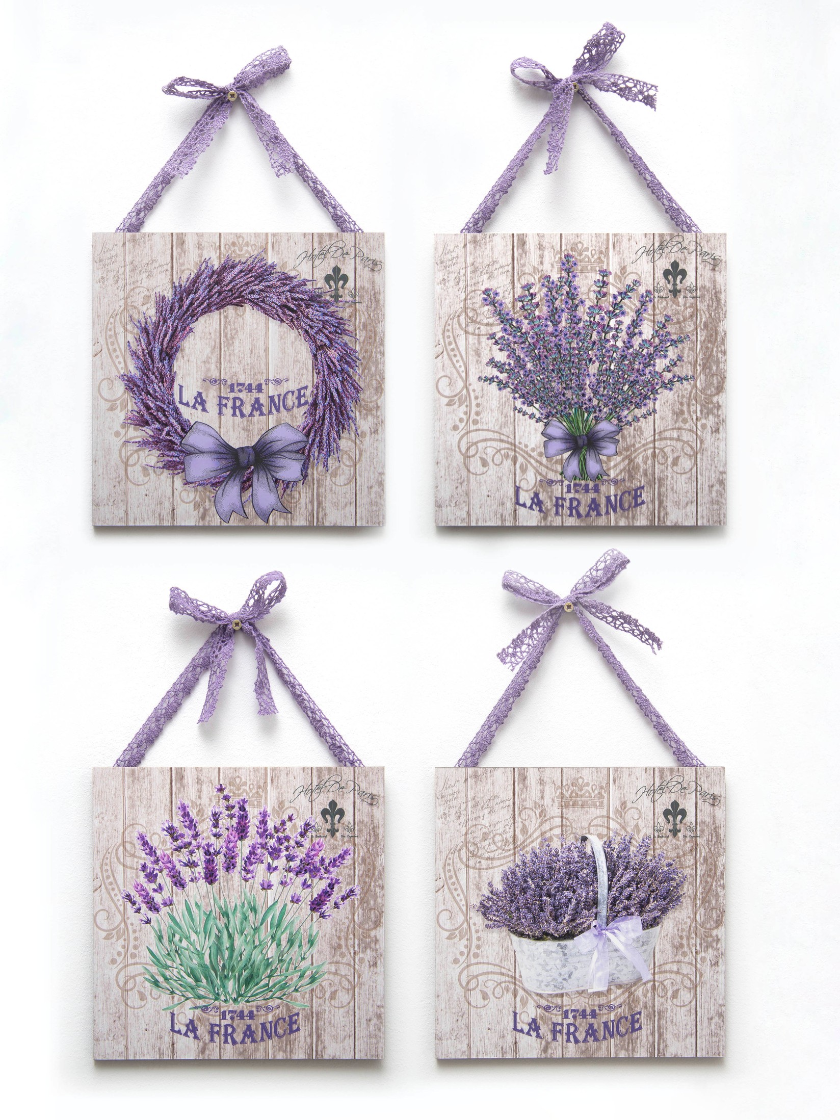 Home Gallery ''Lavanda'' Set od 4 panela 18cm
