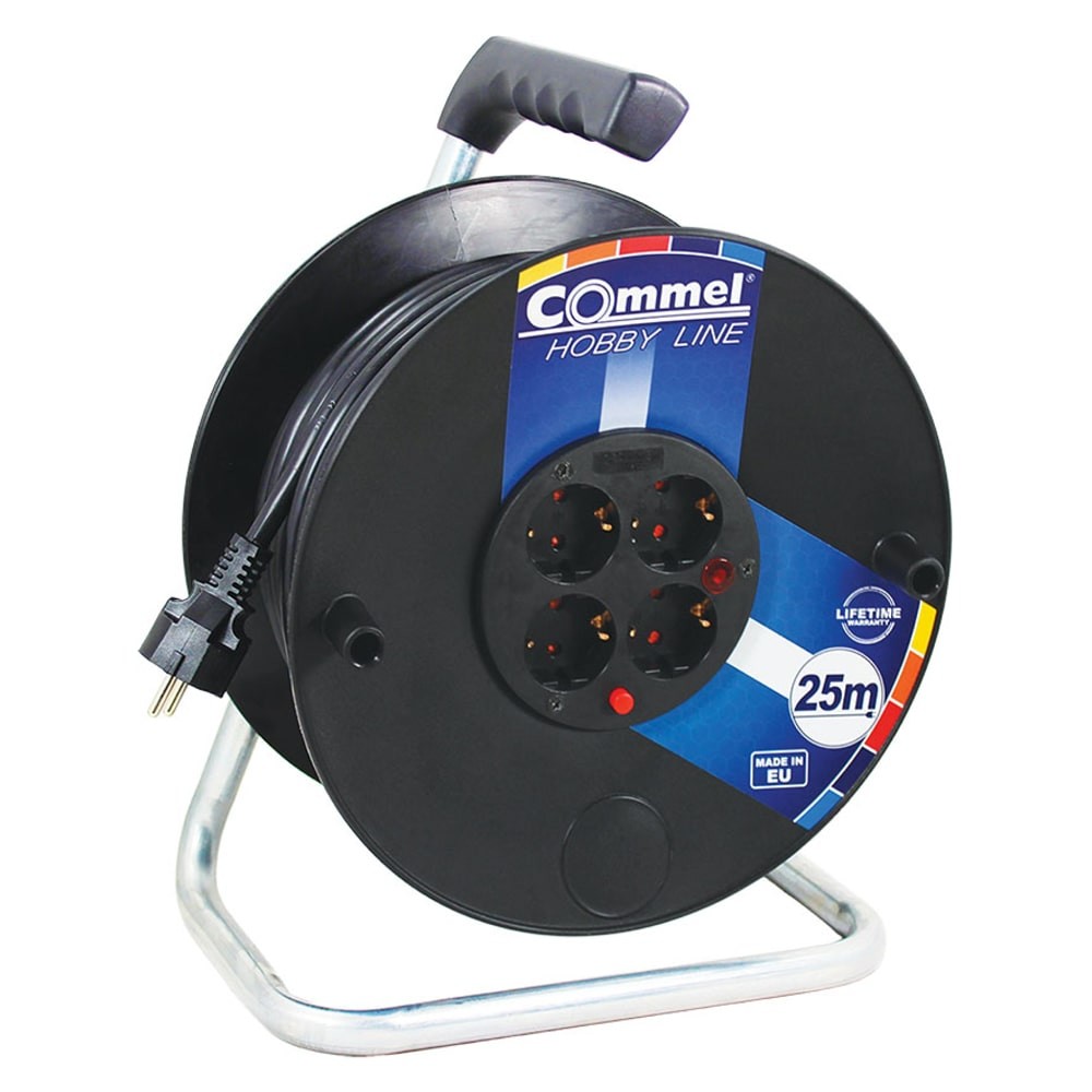 COMMEL Kablovski kalem na PVC bubnju 25m- 3g2.5