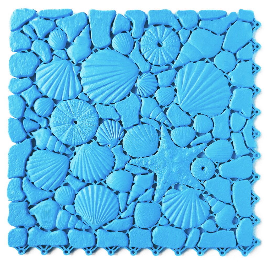 AQUA Neklizajuće antibakterijske obloge Aqua Marine, Oko bazena i za vlažne zone, Plava, 1,38 m²