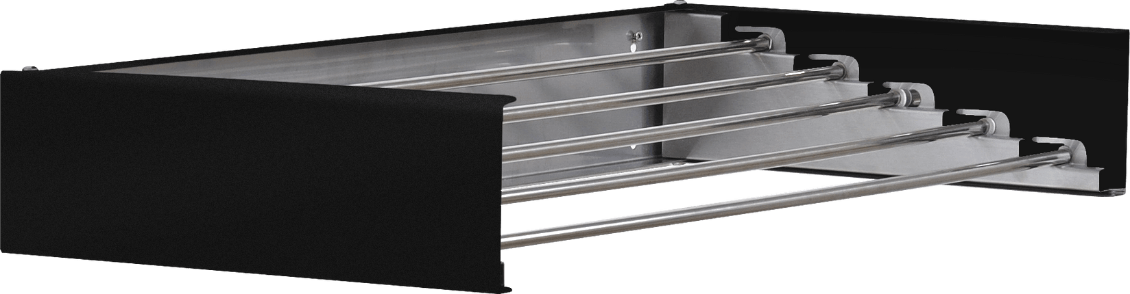 Zidni sušač za veš 700 mm crni