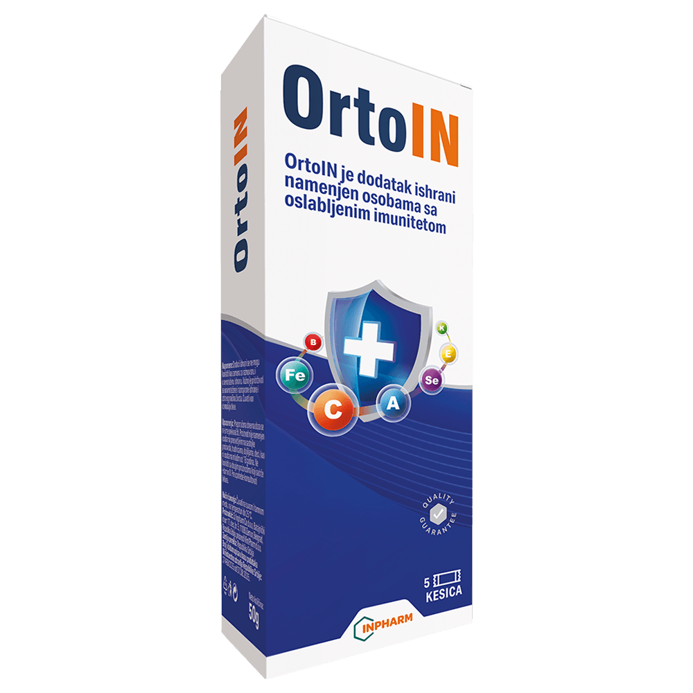 OrtoIN, Inpharm, za imunitet i prehladu, 5 kesica