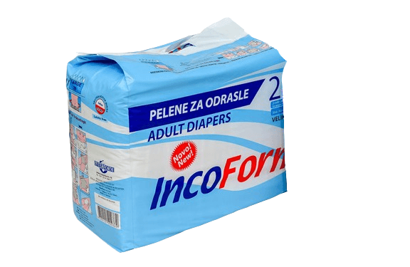 Incoform Pelene za odrasle, L, 20 komada