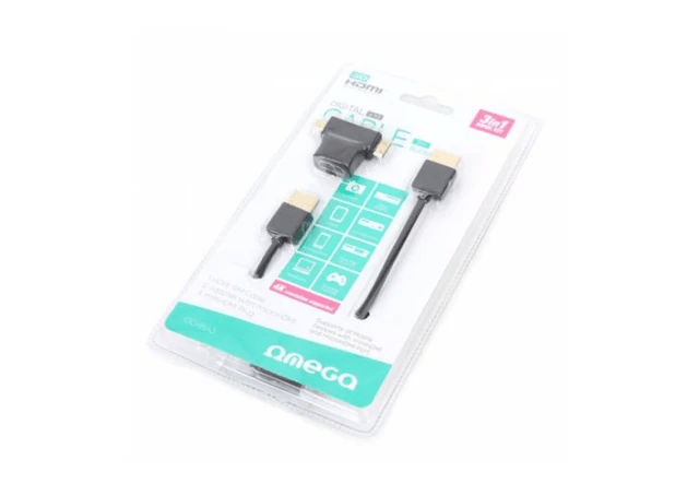 PLATINET Kabl Omega OCHBA3 HDMI, 3m+adapter
