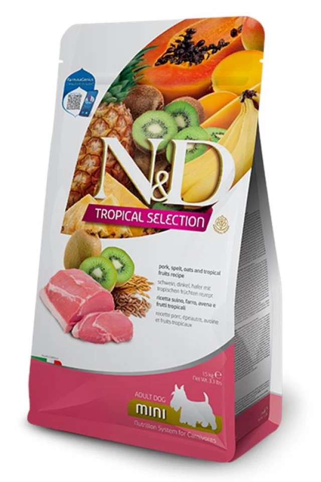 N&D Suva hrana za odrasle pse Mini, Losos, 1.5kg