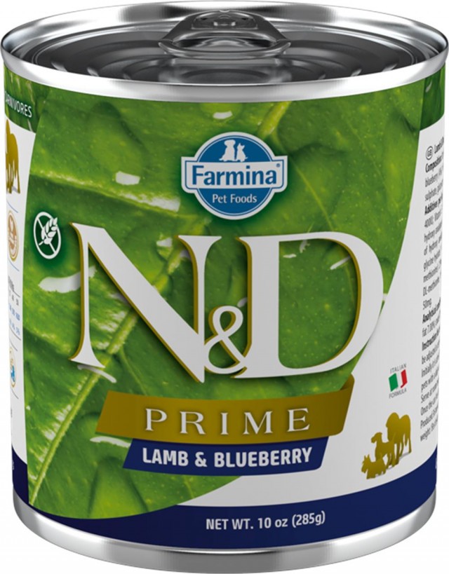 N&D Vlažna hrana za pse Can Dog Prime Lamb&Blueberry, 285g
