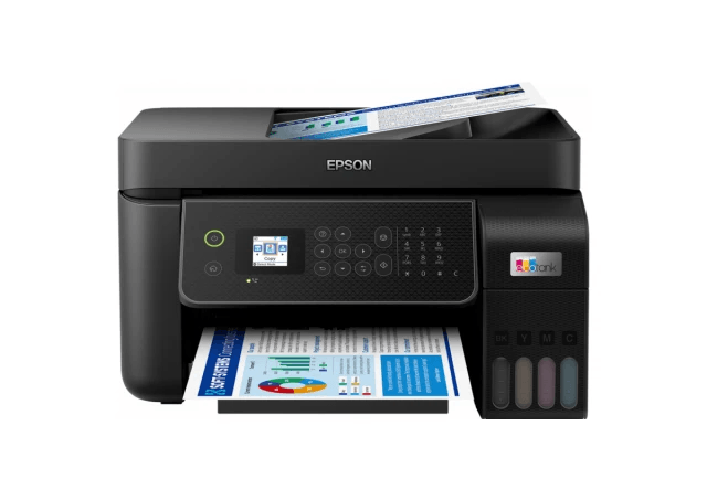 EPSON L5310 EcoTank 4in1 print-scan-copy-fax, Color, A4, 5760X1440, Wi-Fi, LAN, ADF, LCD, Manual Duplex