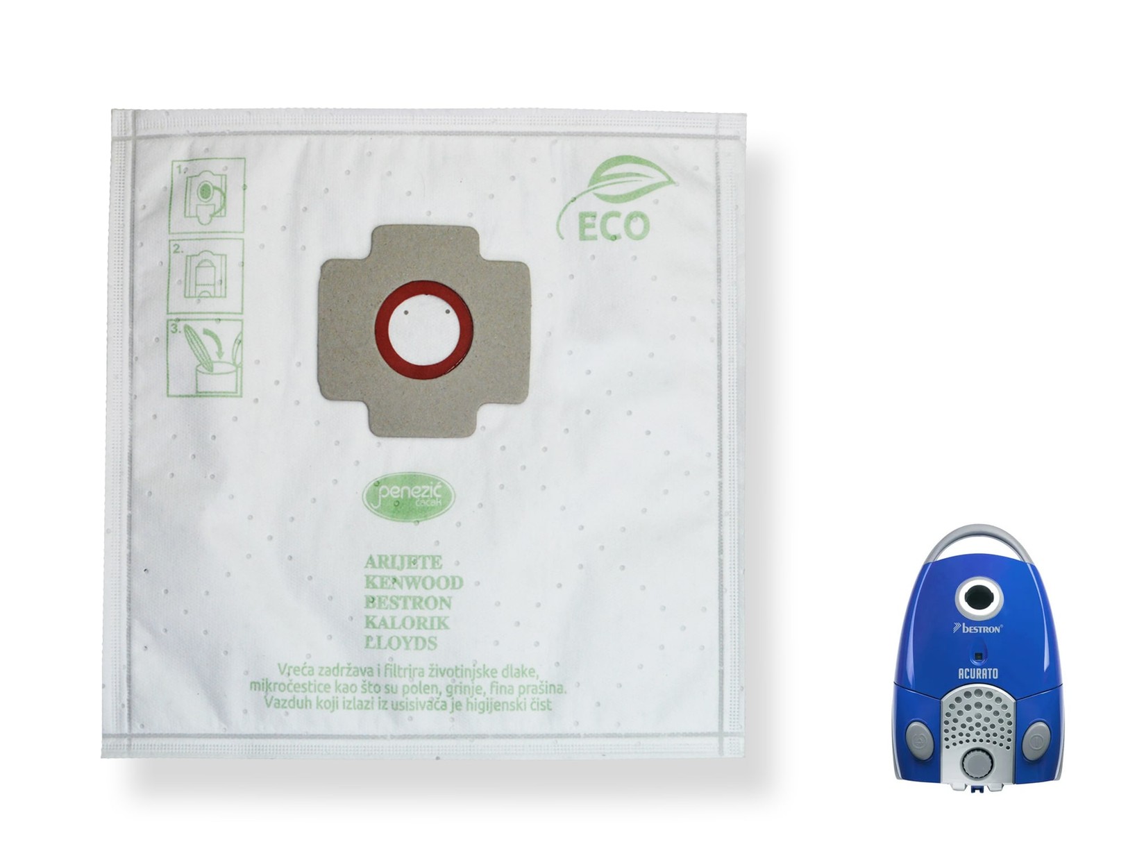 ARIETE Kese za usisivače, 5 komada