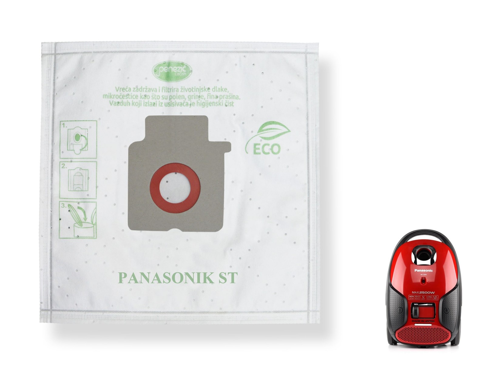 PANASONIC ST Kese za usisivače, 5 komada