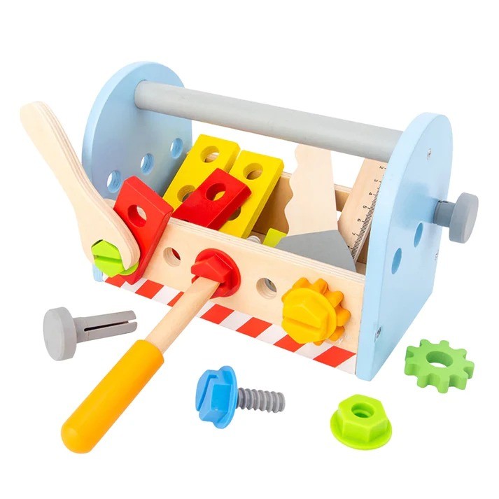 KINDER HOME Set za igru - Drveni alat u torbi