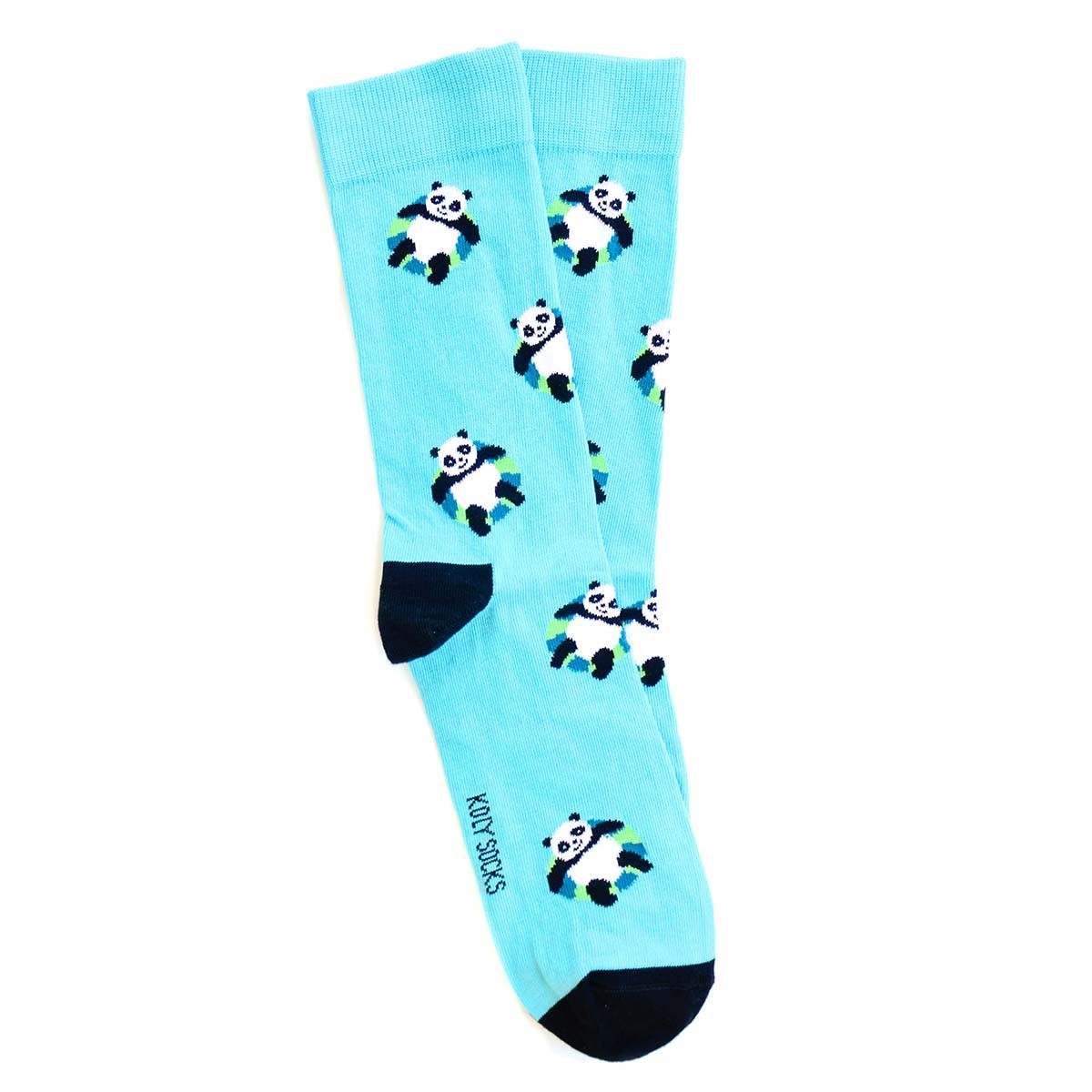 KOLY SOCKS Muške sokne Panda na bazenu plave