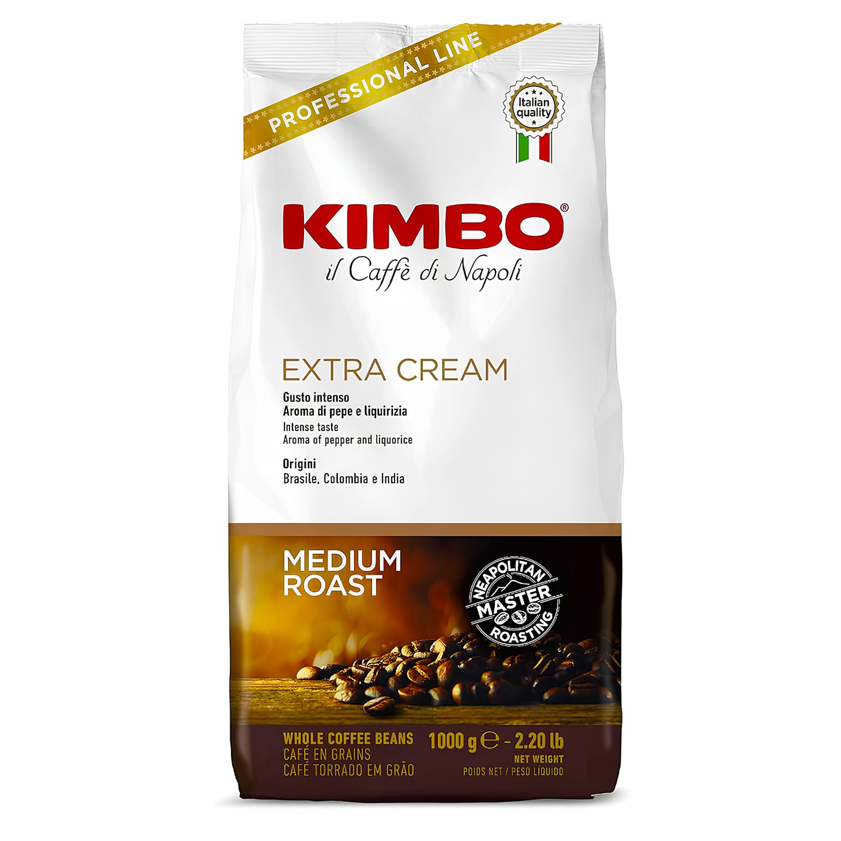 KIMBO Kafa u zrnu Extra Cream, 1kg