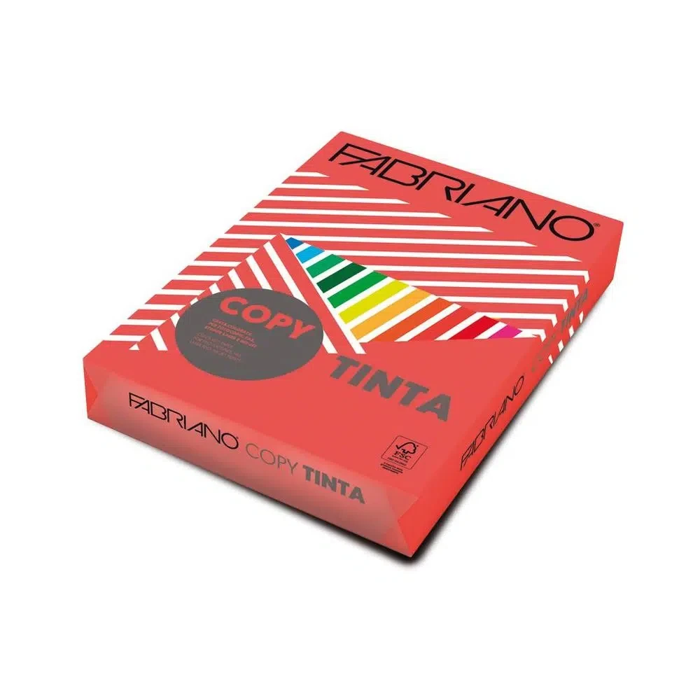 FABRIANO Fotokopir papir u boji, A4, Tinta, 80gr, Rosso