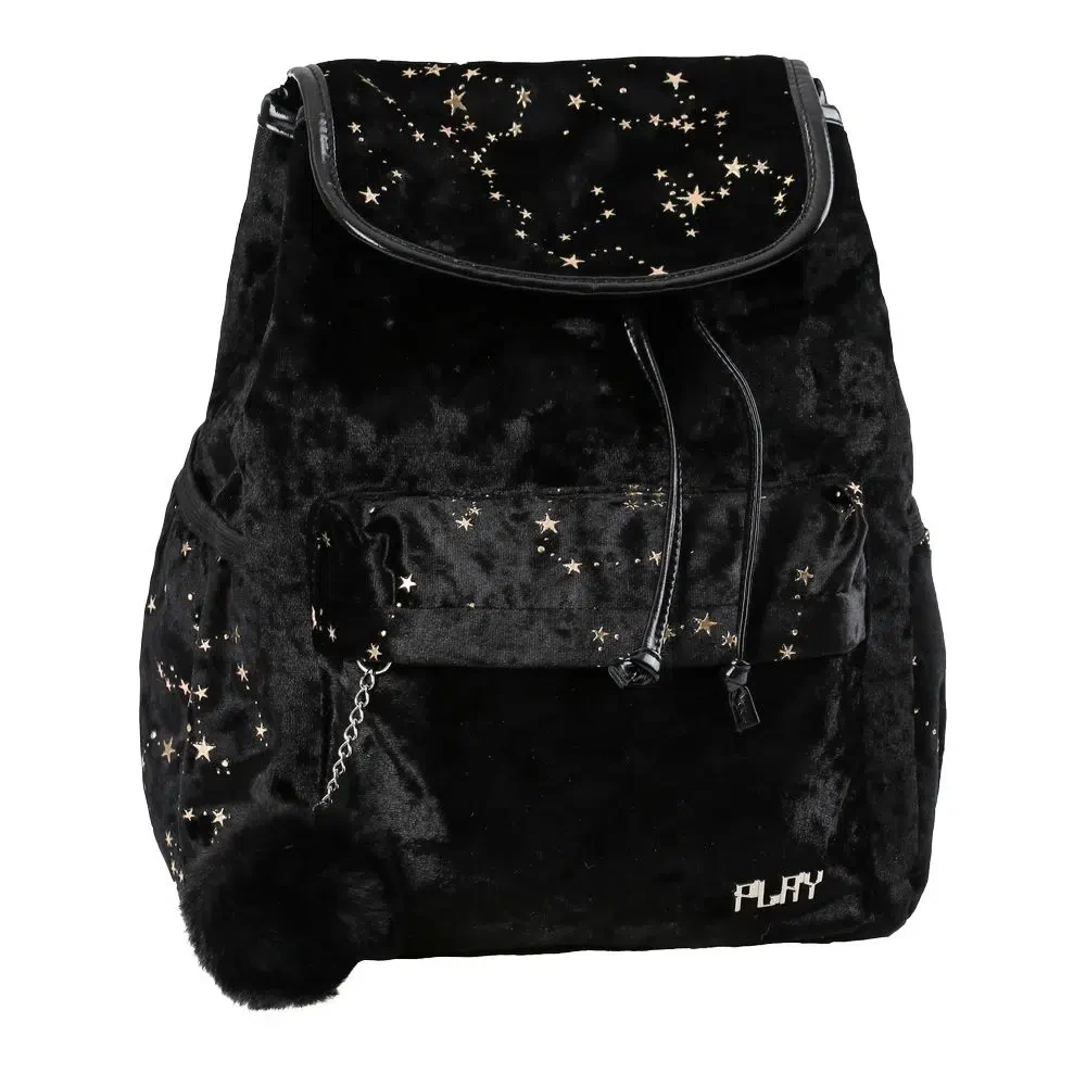 PLAY Pop trend Ranac za devojčice, Black plush