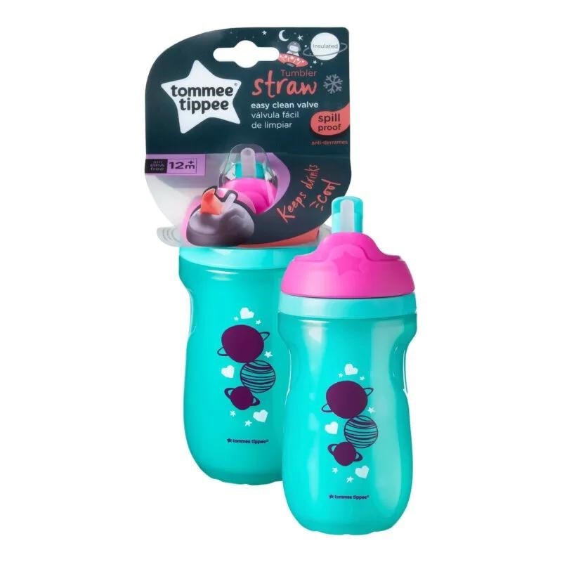 Tommee Tippee Šolja Strawcup, 12m+, Tirkizna