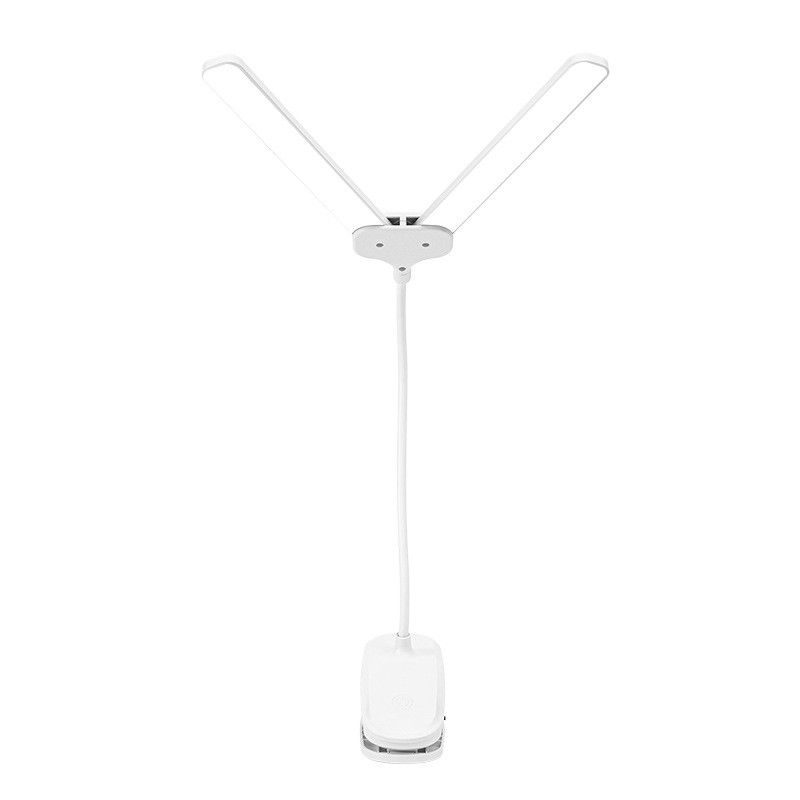 Lampa stona Clipp desk LED3519, Bela, 34x40 cm