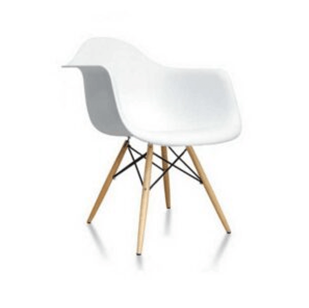 JANG Trpezarijska stolica, Plastična, Bela