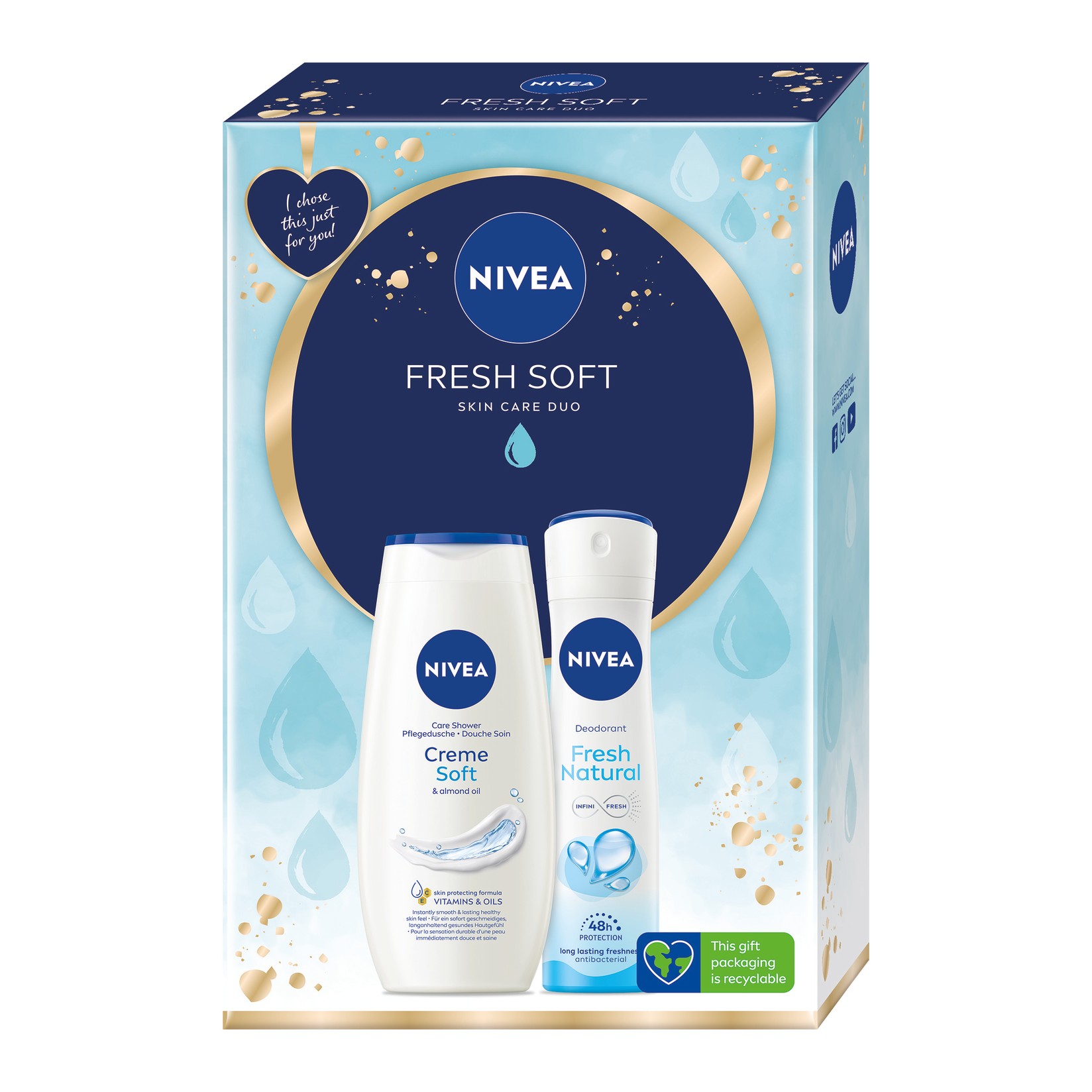 NIVEA Ženski set Fresh soft