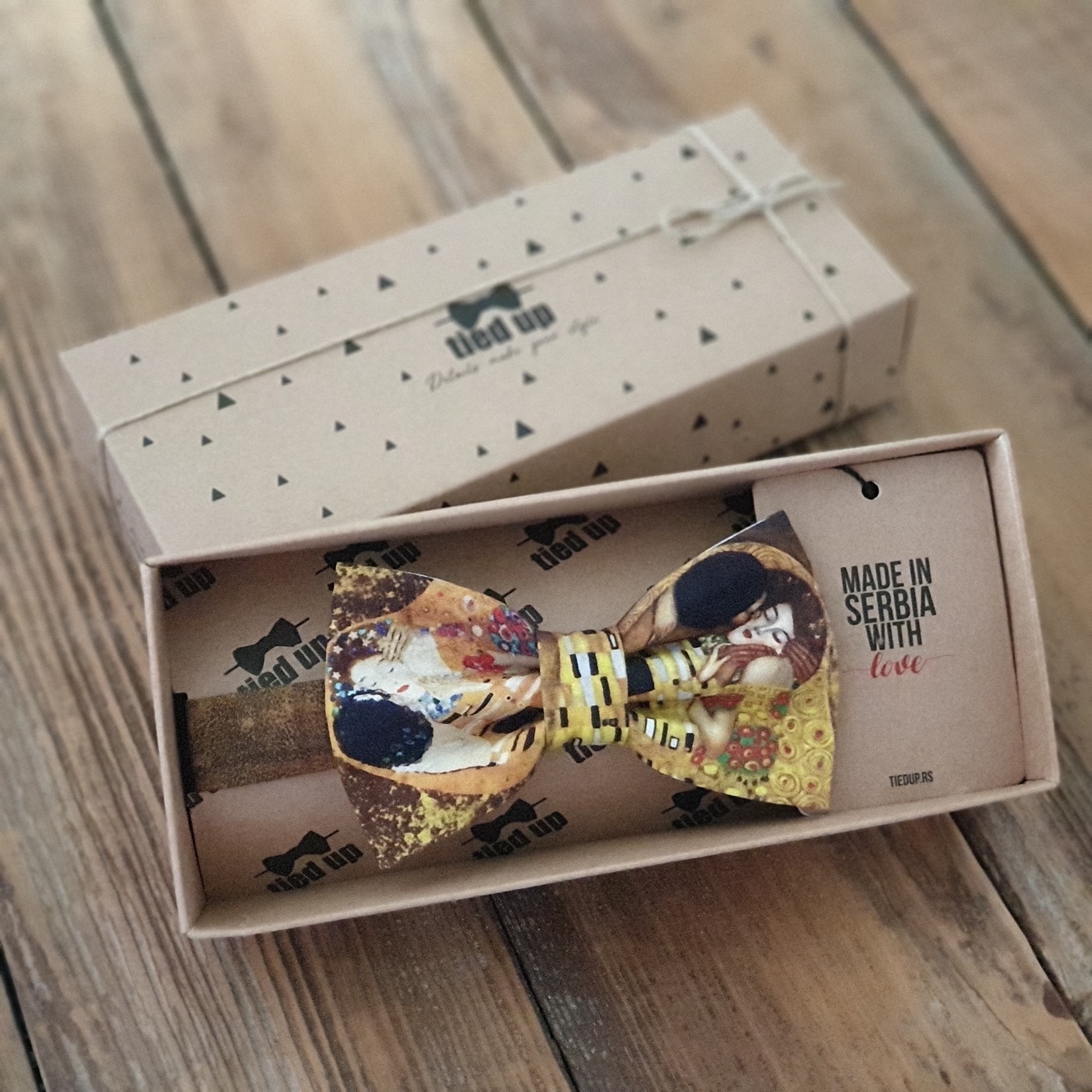 TIED UP Leptir mašna Gustav Klimt