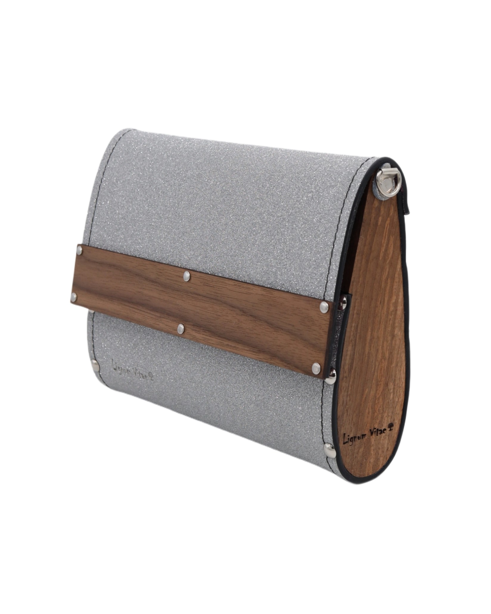 LIGNUM VITAE Ženska torba Darcy, Srebrna