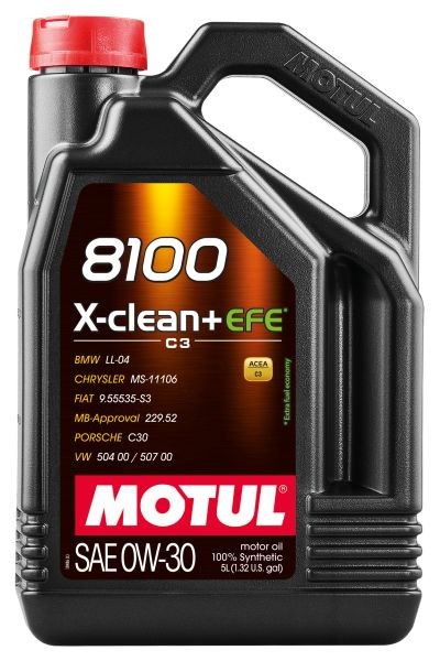MOTUL Motorno ulje 8100 XCLEAN+ EFE, 0W30, 5L