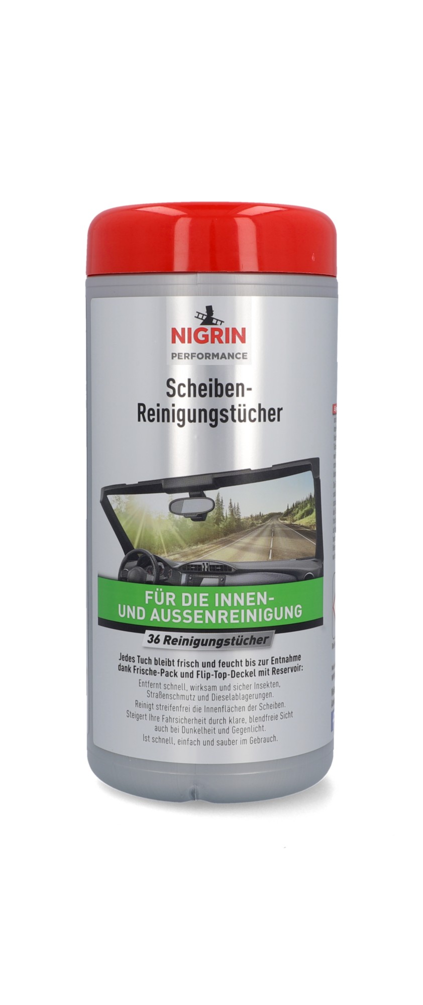 NIGRIN Maramice za čišćenje stakla, 36 kom.