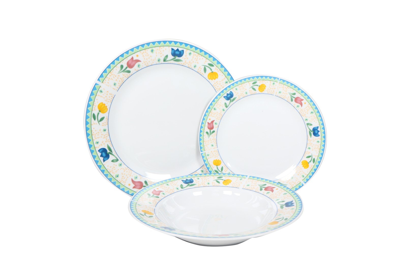 Sigma Porcelanski servis Cvetići ZNT-1103, 18 komada