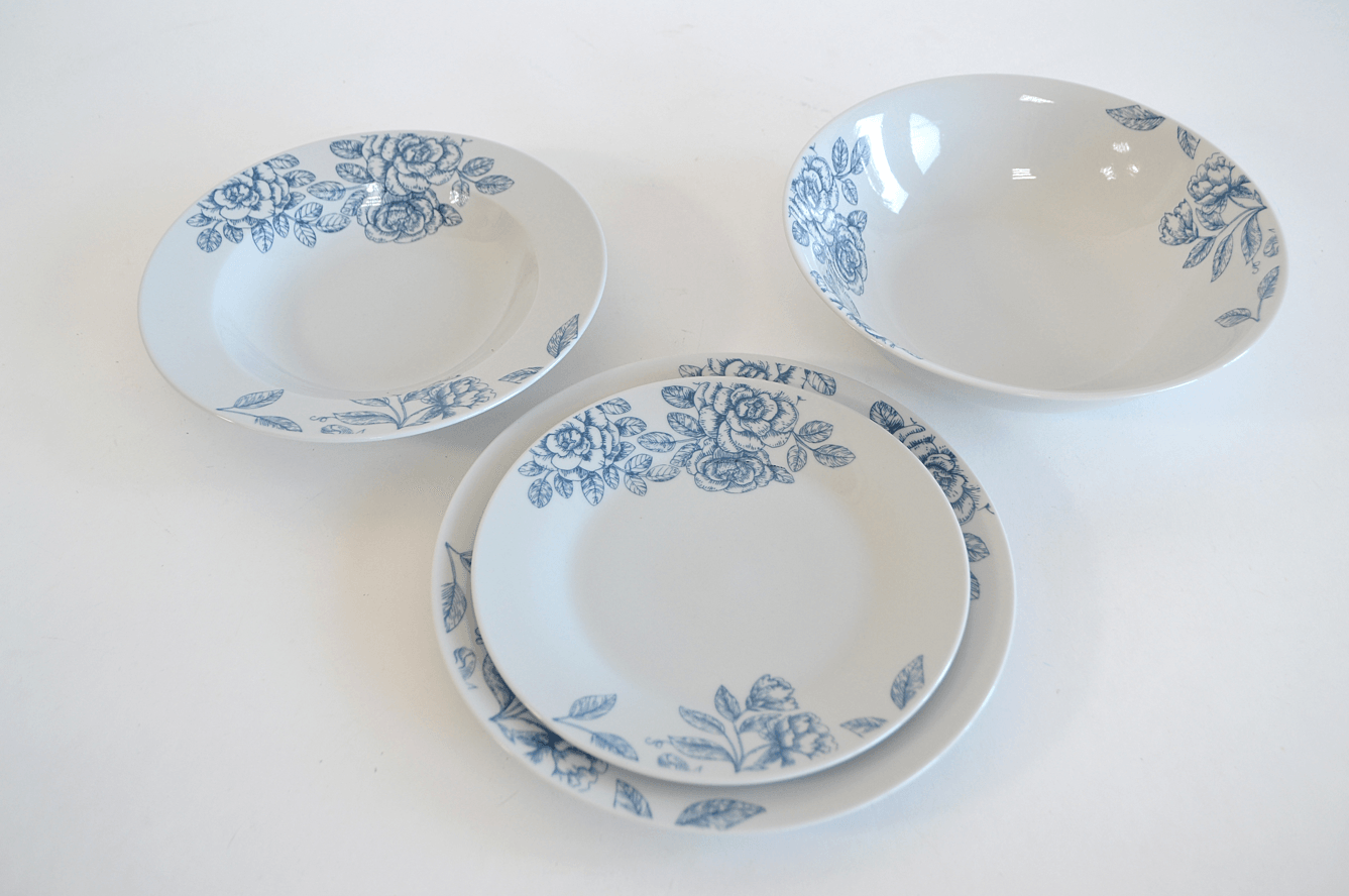 Sigma Porcelanski servis Ruže ZNT-2012, 19 komada