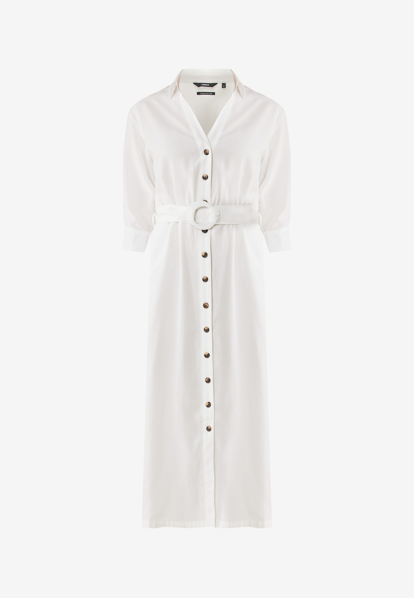 Mexx Ženska haljina sa dugmićima, Bela