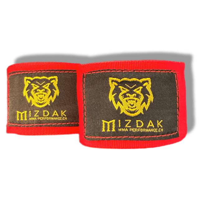 MIZDAK mma performance Bandažeri, 5m, Crveni