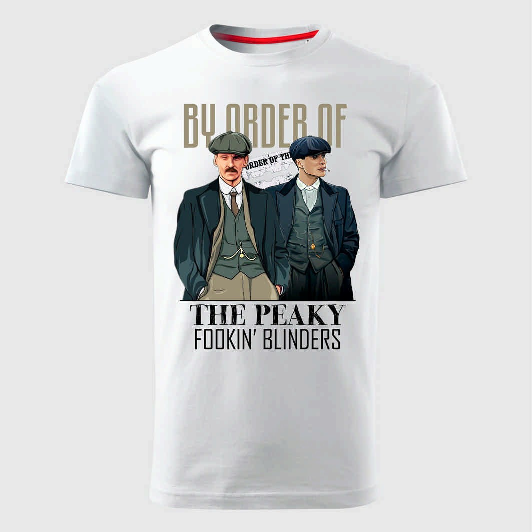 MAJICE BRE Muška majica PEAKY BLINDERS 11 bela